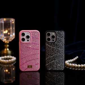 Funda de Teléfono Móvil de Lujo con Diamantes en Relieve y Brillo, Resistente a Impactos, TPU+PC, para 15 Plus - Product Image 2
