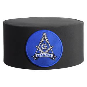 MASONIC Royal Arch RAM PHP Hiver Bonnet en Laine Taille 60 Broderie Personnalisée Couronne Noire Adultes Casquette Motif Imprimé 100% Laine Matériel - Product Image 3