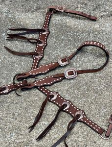 Ensemble d'équitation de rodéo d'entraînement équestre professionnel de haute qualité Design élégant en cuir occidental - Product Image 5