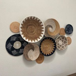 Paniers muraux, paniers d'art pour la décoration intérieure de style moderne, espace de restaurant, artisanat - Product Image 4