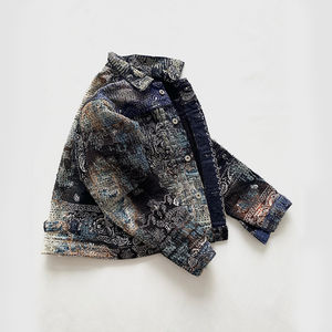 <b>Denim</b> <b>Jacket</b> for Men Vintage Style Soft Cotton Filling High Quality Winter Fashion Casual Outerwear - Product Image 5