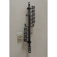 Thermomètre filigrane en métal pour jardin, filigrane