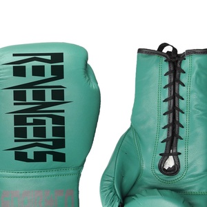 Guantes de boxeo de cuero sintético para entrenamiento profesional, guantes de boxeo de 14OZ personalizados de alta calidad - Product Image 4