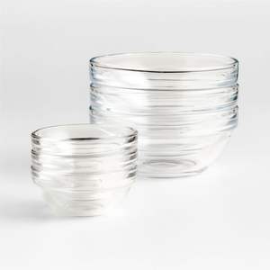 ชามแก้วสำหรับเสิร์ฟพร้อมดีไซน์เนอร์ชามแก้วลายนูนเป็นเอกลักษณ์ - Product Image 6