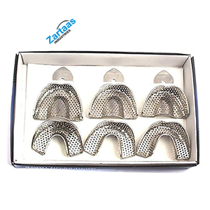 Bandejas de impresión ortopédica dental 6 PCS/Set Instrumentos de dentadura Fabricante y exportador de Instrumentos dentales - Product Image 1