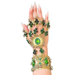 Conjuntos de Joyería Tradicional Afgana para Mujer, Estilo Antiguo Oxidado, con Perlas y Circonitas, Bordado de Alta Calidad para Fiestas - Product Image 3