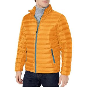 Veste matelassée pour homme en matériau respirant personnalisé avec logo, veste matelassée en duvet de haute qualité pour homme en noir, livraison DDP - Product Image 1