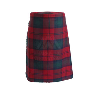 Kilt de tartán escocés tradicional escocés de la mejor calidad para hombre Kilt de tartán escocés tradicional a cuadros a bajo precio - Product Image 1