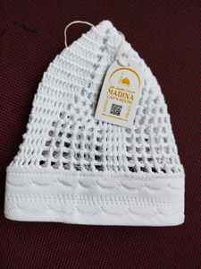 Chapeau Kufi pour homme de haute qualité à bas prix, tricoté à la main, brodé, bonnet de prière musulman, coton premium, bande écologique - Product Image 5