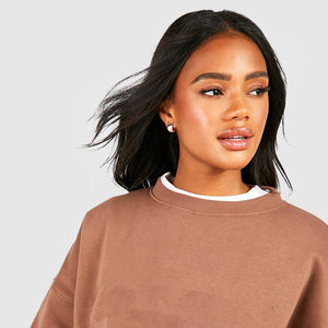 Sweat à capuche col rond sur mesure pour femmes nouveau style avec logo imprimé sur le devant prix raisonnable pour l'hiver - Product Image 4