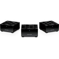 Système WiFi 6 Mesh pour toute la maison Design Nighthawk Advanced MK63S Enclosure Armor Security AX1800 avec 2 répéteurs satellite