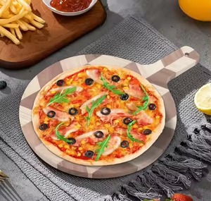 H.M.A Artisanat Plateau de coupe en bois d'olivier rustique Mini planche artisanale pour le service et le hachage du pain au fromage de cuisine - Product Image 2