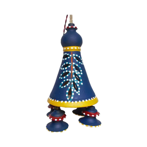 Lanterne / lampe décorative Art Déco en argile artisanale pour la décoration de la maison à l'occasion de Pâques, de mariages et d'anniversaires - Product Image 1