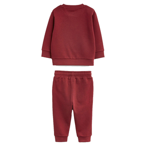 Niños Invierno 2 uds chándal personalizar sudaderas con capucha y pantalones de chándal conjunto niños ropa chándales - Product Image 2