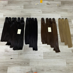 Promoción de paquetes de cabello vietnamita virgen crudo de doble estiramiento de alta calidad estilos de cabello naturalmente liso en formato de trama natural - Product Image 3