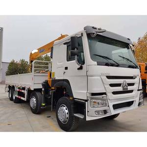 Camion grue monté sur camion Sinotruk Howo de 10 tonnes, 371 ch, à bas prix, grue de camion de 10 tonnes à vendre - Product Image 2