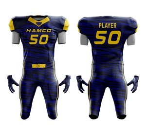 <b>Padded</b> or unpadded Football Uniforms High Quality Customized Wholesale Training Wear Printed American Football Uniforms by Ommiz - Product Image 3