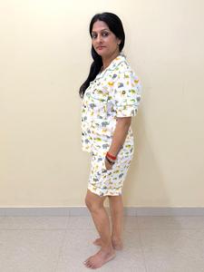Pijama de algodón para mujer, conjunto de trajes de noche de 2 piezas, precio al por mayor - Product Image 6