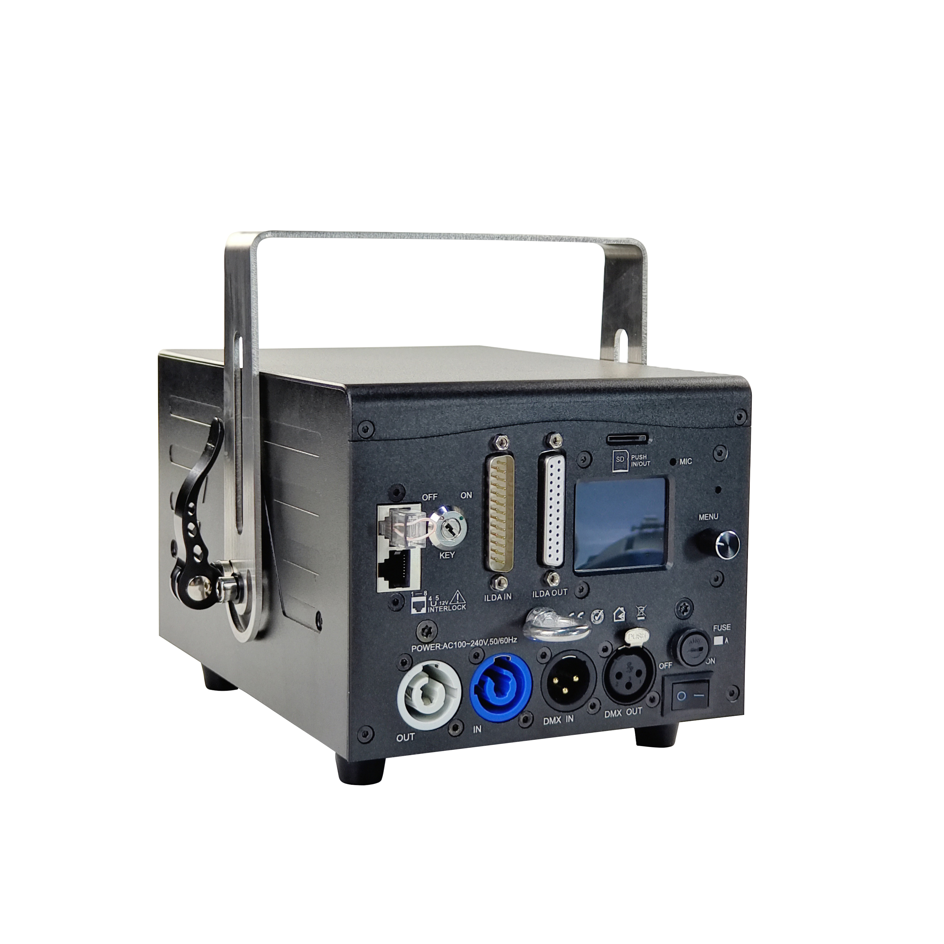 PR8000-RGB フルカラーRGBレーザープロジェクター - 8W、DMX512対応の 