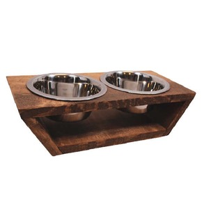 Cuenco de madera para mascotas de alta calidad 2023, alimentador de agua de tamaño pequeño, gran oferta, cantidad a granel para perros y gatos, diseñado para exportadores - Product Image 3