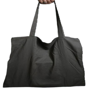 Bolsa de supermercado de lona de algodón 100% Extra grande de alta calidad, bolsa de playa reutilizable ecológica, bolsa de compras multiusos para hombro - Product Image 4