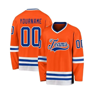 เสื้อเจอร์ซีย์เล่นฮ็อกกี้น้ำแข็งเสื้อกีฬาฮอกกี้สนามแบบมืออาชีพงานปักซับลิเมชันงาน OEM - Product Image 3