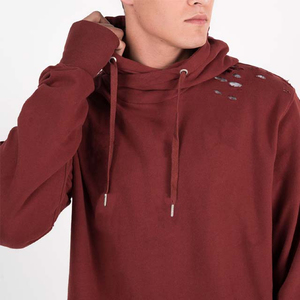 2026 hommes à capuche Boxy Fit brodé sweats à capuche sweats logo personnalisé coton lourd polaire surdimensionné grande taille sweats à capuche - Product Image 2