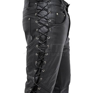 Pantalones de Motociclismo de Cuero de Alto Rendimiento, Cómodos, Transpirables, para Todas las Estaciones, con Costuras de Seguridad, de Alta Calidad - Product Image 6