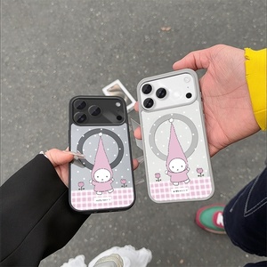 Nueva Funda Magnética Blanca para Teléfono con Diseño de Animales para Sublimación, Compatible con 17 Pro/Pro Max, Diseño de TPU Suave, Unisex - Product Image 4