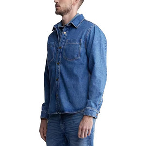 Custom Made Wholesale Rate <b>Men</b> <b>Denim</b> <b>Jacket</b> High Quality Reasonable Price Casual Wear <b>denim</b> <b>jacket</b> for <b>men</b> With In New Style - Product Image 2
