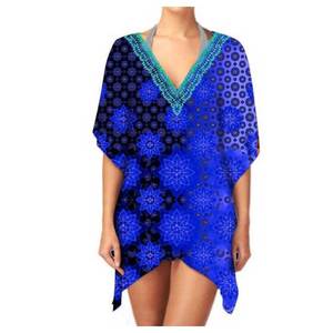 เดรสคาฟตันคอวีระบายอากาศได้ดีผ้าลำลองฤดูร้อน - Product Image 4