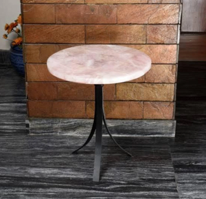 Sello de Ágata Pulida Artesanal, Piedra de Lujo Moderna de Alta Gama, Decoración Natural para el Hogar, Modelo de Flor Religiosa - Product Image 1