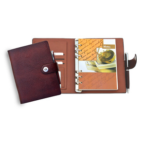 Cuaderno flexible personalizado con bolígrafo, cuaderno versátil sin fecha de 200 páginas con captura de bolígrafo, regalo estacionario de oficina para empleados - Product Image 5