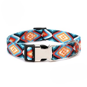 <span class=keywords><strong>Collar</strong></span> de perro Cobello de nailon y algodón mixto de alta calidad impreso con opciones de color y decoración de cintas disponibles en diferentes tamaños - Product Image 5