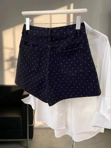 Nouveau short pour femme imprimé pierre de qualité supérieure 100% coton short en jean personnalisé pour femme 2025 short en jean élégant en détresse - Product Image 2