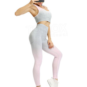 Ensemble de yoga à compression élastique Ensemble de yoga à usage extérieur pour femmes - Product Image 1