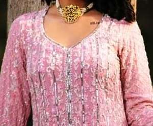 Tenues en organza de fête de style traditionnel indien pakistanais avec protection solaire pour femmes brodées à la main non cousues - Product Image 2