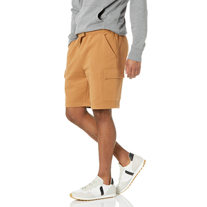 Pantalones Cortos Cargo Personalizados para Hombre, Color Sólido, Algodón y Poliéster, Estilo Casual, Cintura Media, Tallas Grandes, Bolsillos Delanteros Planos - Product Image 2