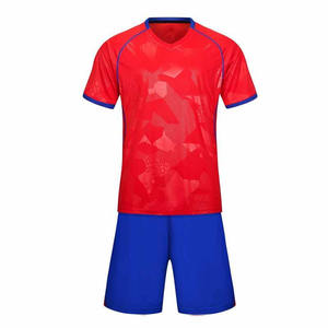 Nueva llegada diseño personalizado al por mayor transpirable comodidad fútbol Jersey jóvenes hombres fútbol uniformes conjuntos - Product Image 5