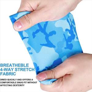 Gants d'alpinisme d'extérieur personnalisés Gants de pêche antidérapants pour demi-doigts personnalisables - Product Image 3