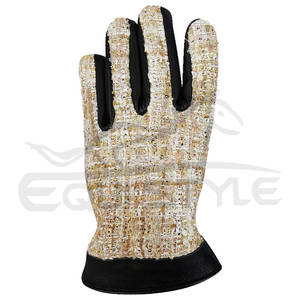 Gants en cuir véritable de qualité supérieure XXL, manchette en sergé de luxe, style hivernal, personnalisables pour l'extérieur - Product Image 3