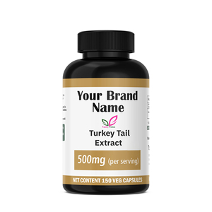 Cápsulas de extracto de seta cola de pavo a base de hierbas ODM OEM personalizadas, Etiqueta Privada, extracto de cola de pavo, cápsulas de seta cola de pavo OEM - Product Image 1