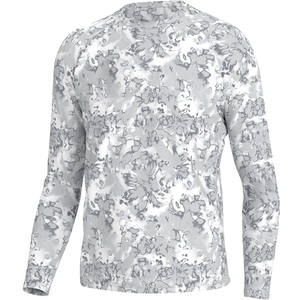 Maillot de pêche de tournoi de camouflage à séchage rapide en gros à manches longues UPF 50 Spandex/Polyester respirant porter - Product Image 3