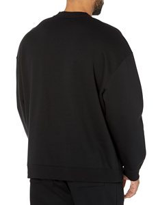 Sudadera de cuello redondo personalizada para hombre con manga larga de algodón polar moda de invierno último diseño con logotipo bordado - Product Image 6