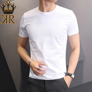 Camiseta Personalizada para Hombre 100% Algodón, Estilo Unisex de Manga Corta con Diseño en Blanco, Ropa OEM a Precio Económico - Product Image 1