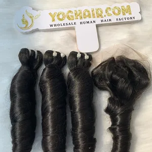 Paquetes דה cabello חטא procesar vietnamita צבע טבעי hinchable Precio competitivo Envio rapido דל עיקרי proveedor
