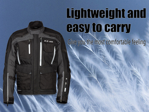 แจ็คเก็ตมอเตอร์ไซค์ฤดูหนาวคุณภาพสูงสำหรับผู้ชาย ผลิตตามสั่ง แบรนด์ส่วนตัว กันน้ำ กันลม ระบายอากาศ หนัง ป้องกันรังสียูวี ทนไฟ - Product Image 6