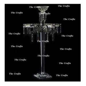 Acrylic <b>Candelabra</b> Candle Stand Customized Size And Shape <b>Candelabra</b> For Wedding Party And Engagement Use - Product Image 4