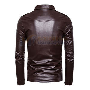 Veste en cuir pour homme, résistante au vent, de haute qualité, vente chaude, meilleur design, vêtements pour homme avec des vestes compétitives - Product Image 2