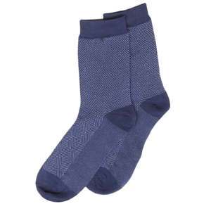 Men's <b>Socks</b> - Navy Blue - Product Image 1
